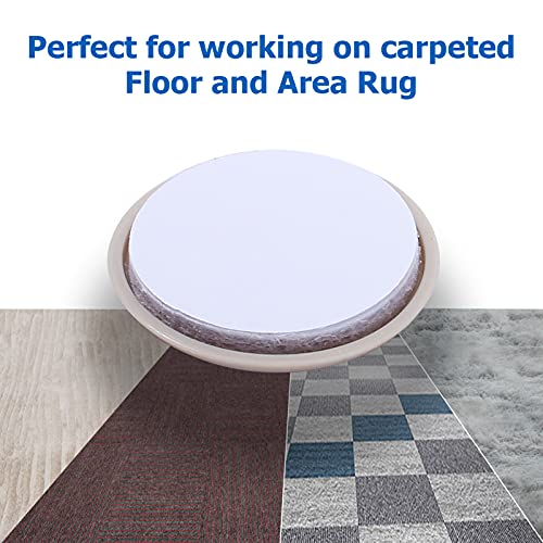 Self-Adhesive Furniture Sliders for Carpets, Furniture Moving Pads (36Pcs) 1-3/4" Furniture Mover Glides, Self Sticks Carpet Furniture Carrier - Move Any Item Quickly and Easily! - size: 1 3/4 inch