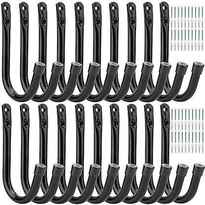 Garage Hook, 20Pcs Wall Mount Utility Hooks, 3.5Inch Heavy Duty Storage J Hanger