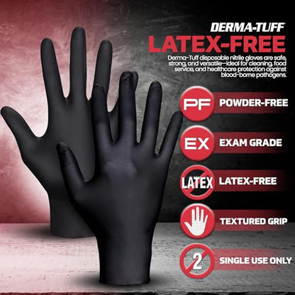 SAS Derma-Tuff Powder Free Nitrile - size: X-Large