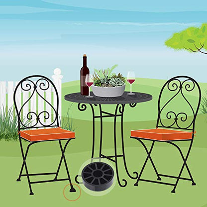 24 Pack Iron Outdoor Patio Furniture Chair and Table Feet Glide Protectors