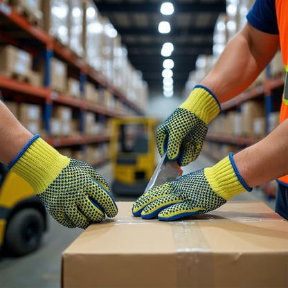 G & F Products 1670M Yellow Medium Cut Resistant Kevlar Knit Work Gloves - size: Medium (Pack of 1)