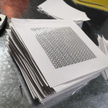 Sagasave Drywall Repair Kit Aluminum Wall Patch, Fiberglass Mesh and Galvanized Steel Panel for Repairing Damaged Exterior Walls and Roofs