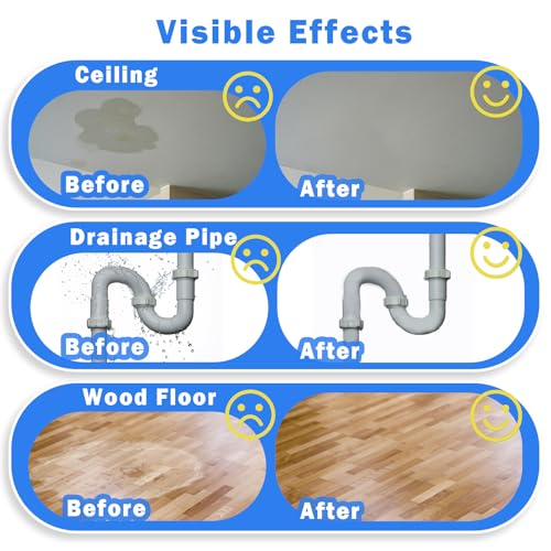 Invisible Waterproof Sealant, Liquid Waterproof Agent Transparent Repairing Leak Water Proof Adhesive for Roof & Walls (1, Kilograms)