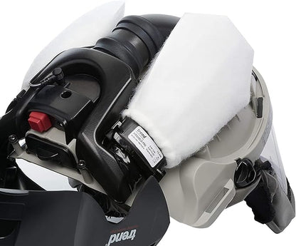 TREND AirShield Pro Full Faceshield Twin Pack, Battery Powered Air Circulating Dust Protector for Woodworking, 0.6 Micron Filtration, U*AIR/PRO/D7 - style: Twin Pack