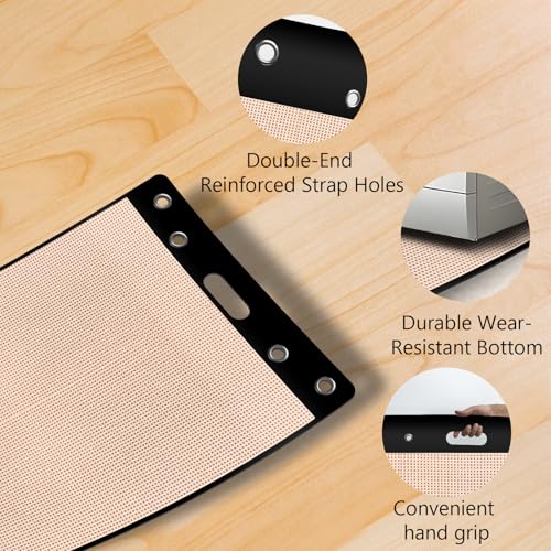 Oversized Large Appliance Slider with Pull Strap,Furniture Moving Slides for Floor Protection Premium Moving Mat for Tile Carpet and Hardwood Floor - size: 49" X 30" Camel