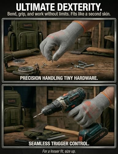 Cut-Resistant Gloves ASNI A5 Design in Japan Safety Heavy-Duty Coated Non-Slip Grip Work Glove for Construction DIY - size: Medium