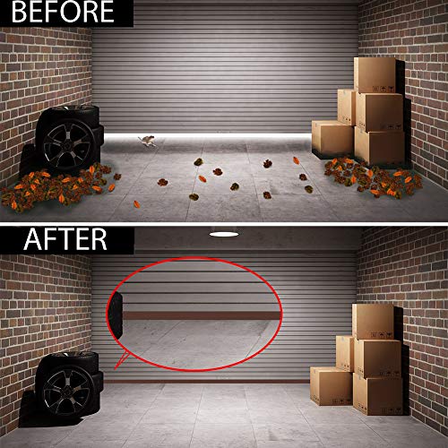 [New Upgrade] Huge Gap Door Draft Stopper, 3.4" W Widened Door Sweep Seal Gap Up to 1.8" for Interior & Exterior Doors - Keeping Draft, Noise, Dust and Unwanted Animals Out,3.4" W x 39" L,Brown - size: Brown