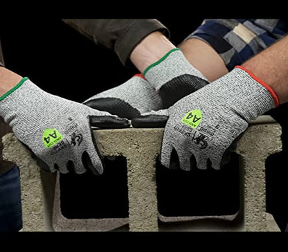 MAGID Griffin Gear ANSI A4 Liquid Repellent Nitrile Work Gloves, 48 Pairs, Size 8/Medium (GPD456) - color: Foam Nitrile Coating, size: 8/Medium, style: 48 Pair