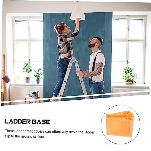 2pcs Non-Slip Ladder Feet Covers Stair Treads Rubber Mats for Home Safety