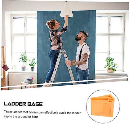 2pcs Non-Slip Ladder Feet Covers Stair Treads Rubber Mats for Home Safety