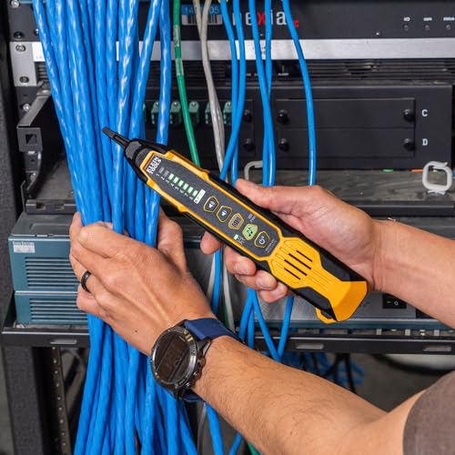 Klein Tools VDV500-920 Wire Tracer Tone Generator and Probe Kit Continuity Tester for Ethernet, Internet, Telephone, Speaker, Coax, Video, and Data Cables, RJ45, RJ11, RJ12 - style: Digital and Analog