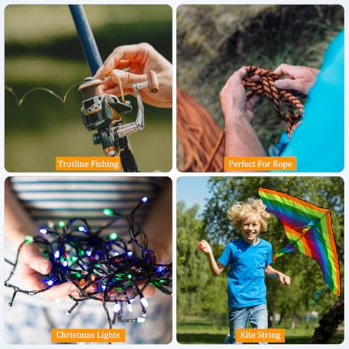 SEWACC 10pcs Line Winder Wind up for Cord Rope and Cord Organizer Rope Spooler Fishing Gadgets Cable Winder Kite Reel for Twine Fishing Line Prevent Tangles
