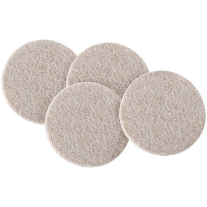 SOFTTOUCH 4713695N Heavy Duty 3 Inch Felt Furniture Pads to Protect Hardwood Floors from Scratches, Linen, 4 Count - color: Linen, size: 3 Inch (4 Count), style: Standard Pack