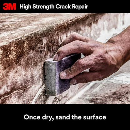 3M High Strength Crack Repair, 7 oz, Wall Crack Repair, Squeeze Tube for Easy Application Directly Into Cracks & Fractures, Repairs Damaged Areas on Walls & Ceilings (CR-7-SQ) (Pack of 2) - size: 7 oz. (Pack of 2)