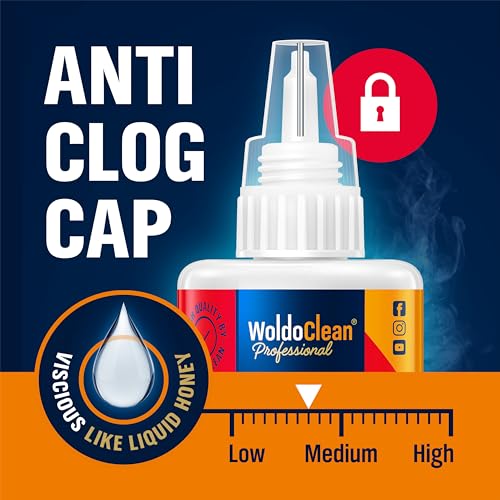 WoldoClean Super Glue All-Purpose Liquid 25g - Fast Drying Clear CA Adhesive for Metal, Plastic, Wood, Ceramic, Glass & DIY Repairs