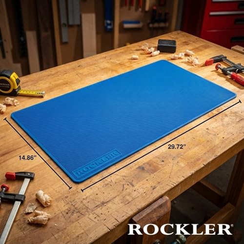 Rockler Silicone Glue Mat (15"x30") - Heat Resistant Mat for Projects, Garage, Shop, Dining Room Table – Easy to Clean Silicone Mats for Crafts – Rolls up for Easy Storage Silicone Project Mat - size: 30" x 15"