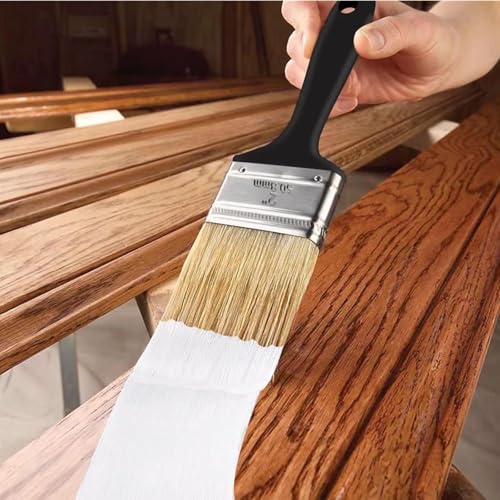 22 Pieces 2 Inch Paint Brush,Flat Paint Brushes Professional Paint Tools with Treated Plastic Handle for DIY Paint,Furniture,Deck,and Wall Trim