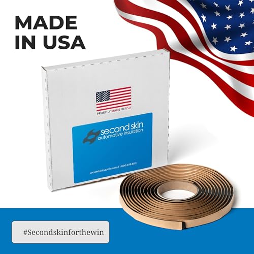 Second Skin Butyl Tape – 1 Roll (20ft x 1/2” x 1/4”) | Black Butyl Sealant Tape for RV, Auto, Marine, Headlight Repair, Window Glazing Tape | Weatherproof & Waterproof, Indoor & Outdoor, Made in USA - size: 1 Butyl Tape