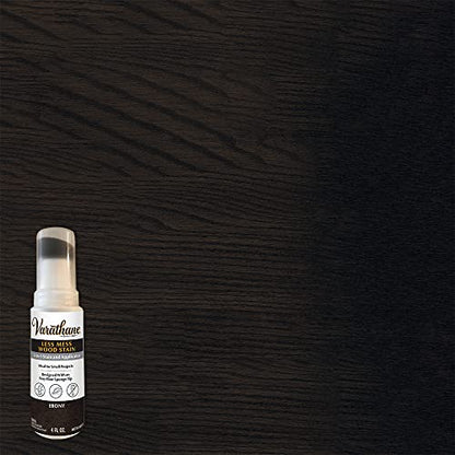 Varathane 368031-4PK Less Mess Wood Stain and Applicator, 4 oz, Ebony, 4 Pack - color: Ebony, size: 4 Ounce (Pack of 4)