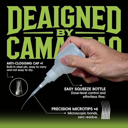 3D Printing Super CA Glue 1oz +1g Kit, Quick-Fix Clear Glue for PLA ABS PETG TPU, High Strength Instant Cyanoacrylate Adhesive for DIY Craft, Hobby Model, Vertical Surfaces - size: 1 Oz., style: 3D Printing Glue