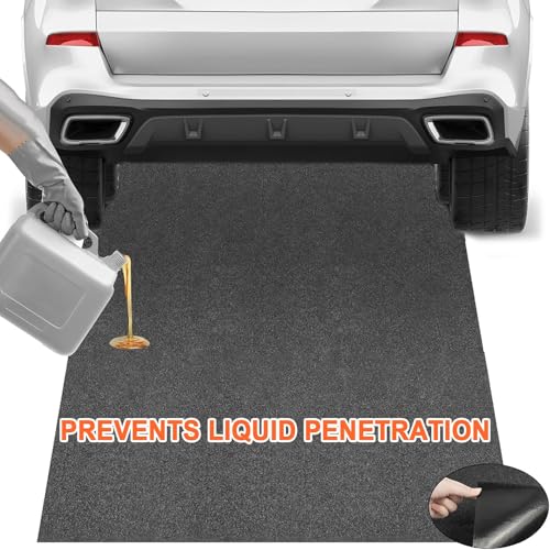 Parking Mats for Garage Floors, Driveway Oil Mat for Motorcycles, Workbenches, Cabinets, Pets, Porches, Prevents Liquid Spills, Drips, Splashes, and Stains - size: 300x600cm