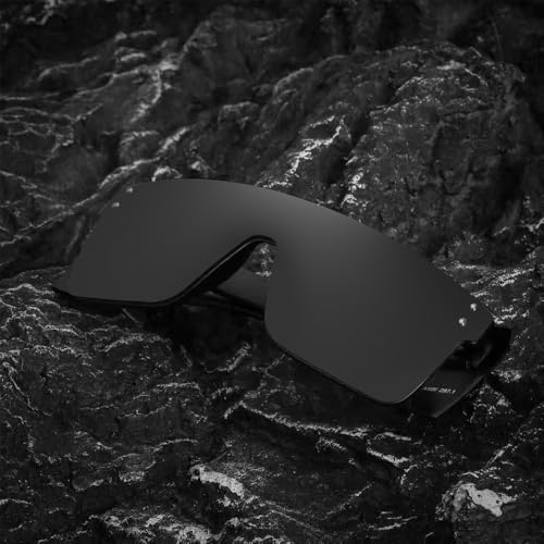 Z87 Polarized Wraparound Safety Sunglasses, UV400 Protective Eyewear for Work and Outdoors - color: Matte Black Smoke