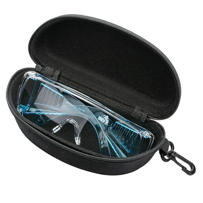 UNCO- Safety Goggles Over Glasses, Protective Goggles, Anti Fog, Work, Safety Glasses Over - color: Light Blue, size: 1 Pack