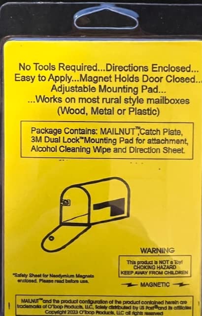 Mail Nut - Keeps Your Mailbox Door Closed