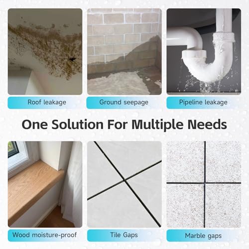 Transparent Waterproof Coating, Indoor & Outdoor Sealant, Invisible Waterproof Agent, Water-Based Clear Sealant for Roofs, Walls, Bathroom, Kitchen, Garden, Invisible Leak Repair Coating (32 floz) - style: 32 floz