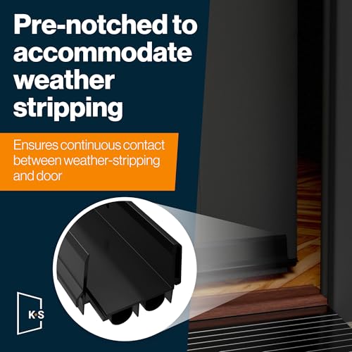 Patent Pending, Adjustable Double Bubble Door Sweep, Draft Stopper, Under Door Seal for Exterior Doors, 1 3/4" x 32" (Black 32 inch) - size: black 32 inch 1 pk