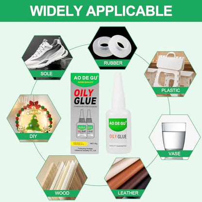 2Pack Welding High Strength Oily Glue, Multifunctional Fast Repair Instant Bonding Welding Glue,Oily Welding Super Glue,for Shoes, Metal, Plastic, Wood, Leather