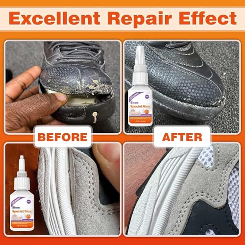 30g Shoe Glue - Instant Shoe Glue Sole Repair, Professional Grade Super Shoe Fix Adhesive, Clear Waterproof Quick Dry Shoe Glue for Soles Boots Sneakers Heels Hiking Shoes Leather Handbags - size: 30g*1, style: Shoe Glue