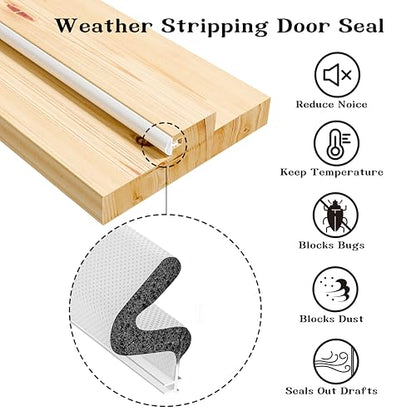 Door Jamb Frame kit with Pre-Installed Hinges & Weather Stripping, Primed Composite Door Frame Kit, Pine Wood, Assemly Required, 81.65 in x 4.57in x 1.18 in (Left Handed) - color: Pine Wood Color Left Handed