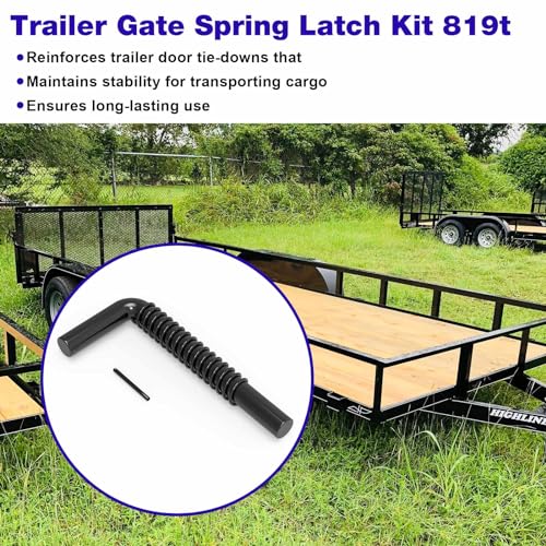 Trailer Gate Spring Latch Kit 819t for Carry-On Utility Trailers,Trailer Latch Spring Pin,Trailer Gate Latch Replacement Trailer Gate Spring Latch Repair Kit - 2 Pcs