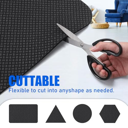 Non-Slip Recliner Pad for Hardwood Floors, Premium Recliner Floor Gripper Pad to Keep Furniture from Sliding, Anti Slip Furniture Mat Gripper for Under Recliner Sofa Couches Chairs Carpet