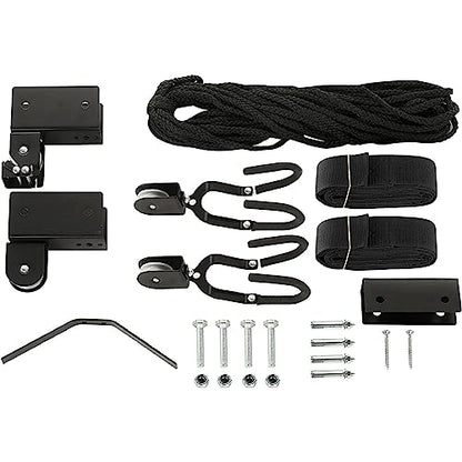 RAD Sportz Kayak Storage Hoist - Overhead Pulley System with 125lb Capacity for Canoes, Bikes, Ladders, and More - for up to 12-Foot Ceilings - size: 1 Pack