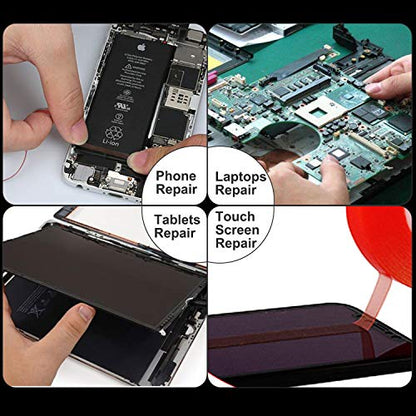 Kaisiking 2mm / 3mm x 25M LCD Touch Screen Repair Tape - Adhesive Tape for Cell Phones, iPad, Tablets, Laptops, Camera - size: 2pcs (2mm+3mm)