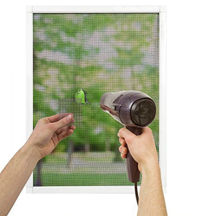 ScreenMend Window Screen Repair Kit, 5" x 7" Patch, Silver-Gray