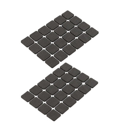 Garneck 48pcs Non Slip Furniture Pads Felt Furniture Sliders for Carpet Floor Protector Pads for Chairs Tables Self-Adhesive