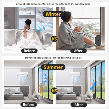 Weather Stripping Door Seal Strip,Air Conditioner Window Seal,Insulation Tape Roll for Insulating Door Frame, Window, Air Conditioner (Black, 1/2 in x 1/8 in x 52 Ft) - size: 1/2 In x 1/8 In x 52 Ft
