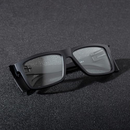UV400 Bluelight Transition Photochromic Safety Glases Anti Scratch and Impact Resistant,Meets ANSI Z87.1 Standard - color: Matte Black