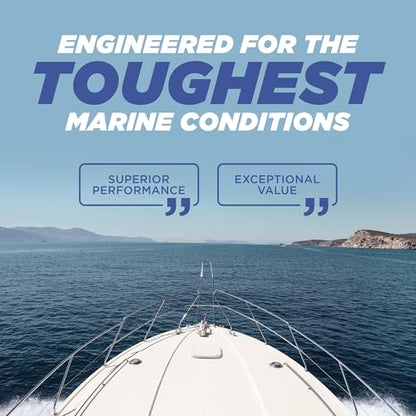 [Black] 5200 Marine Sealant - Fast Cure, High Bond Strength, UV Resistant Underwater 5200 Fast Cure, Marine Adhesive Sealant for Boats, Hulls, Decks, & RVs Marine Caulk Black 3oz