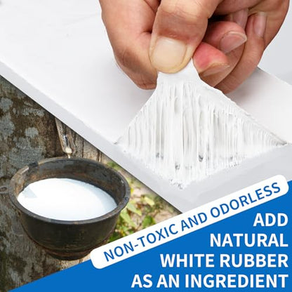 BEBOBLY RV Roof Tape,Leak Repair Sealant Tape 4 Inch x 50 Foot UV & Waterproof for RV Roof,Window,Camper, Boat,Pipe Sealing, Natural White