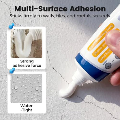 2026 New Drywall Patch Repair Kit, Wall Repair Paste with Scraper, Multi-Functional Wall Hole Filler for Fixing Nail Holes, Cracks, Dents, Ideal for Drywall, Walls (1PC) - color: 1PC