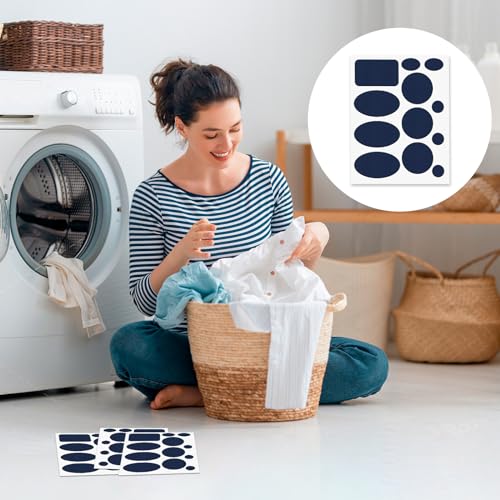Down Jacket Patches Nylon Repair Tape Self-Adhesive Repair Patch | Pre-Cut, Waterproof Tear-Resistant Rip-Stop Nylon Fabric Patches to Fix Holes in Clothing, Sleeping Bags - color: Dark Blue
