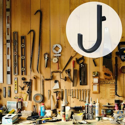 4 Pcs J-Shape Hooks Compatible with for Suncast Shed Accessories Organizing Tools Ladders Ropes
