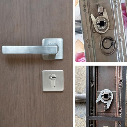 8PCS Door Handle Spring Repair Kit 27.5mm Diameter Coil 1mm Round Circlip Universal DIY Door Lock Accessories 4 Springs And 4 Circlips Each For Repairing Security Doors Wooden Doors