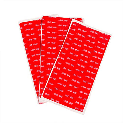 3M Double Sided Tape Heavy Duty 3pcs 4in x 8in Mounting Tape Pad Sticker Strong Adhesive Tape Waterproof Foam Tape for Indoor and Outdoor - size: 3pcs 4in x 8in