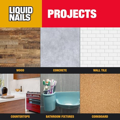 Liquid Nails LN-700 4-Ounce Small Projects and Repairs Adhesive - size: 4 Ounce