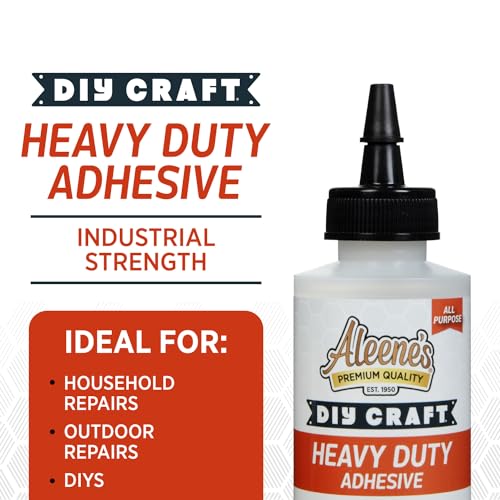 Aleene's DIY Craft Heavy-Duty Glue, Industrial Strength Glue, Super Strong Adhesive 4 fl oz